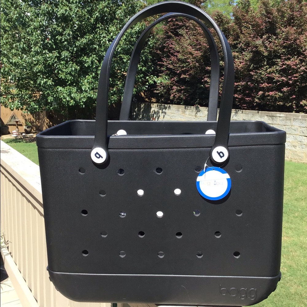 Black LARGE LBD Bogg Bag NWT